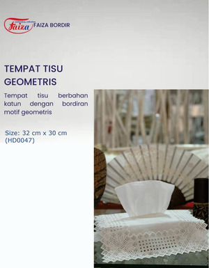 Tempat tisu Geometris