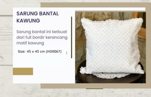 SARUNG BANTAL KAWUNG 45 X 45 CM