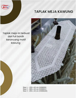 Taplak Meja Kawung Bordir 2M