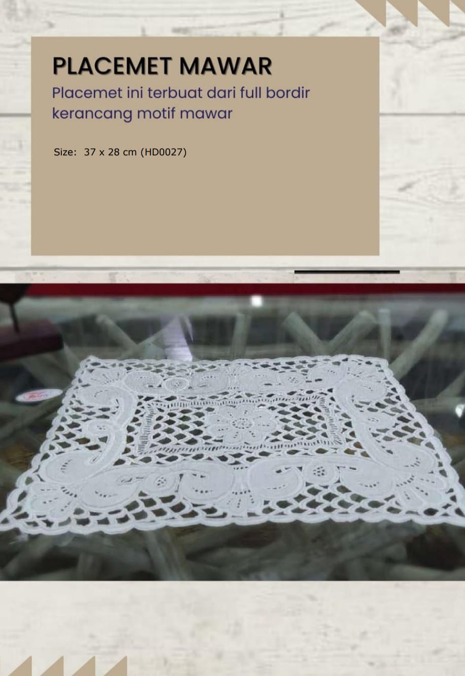 PLACEMAT MAWAR