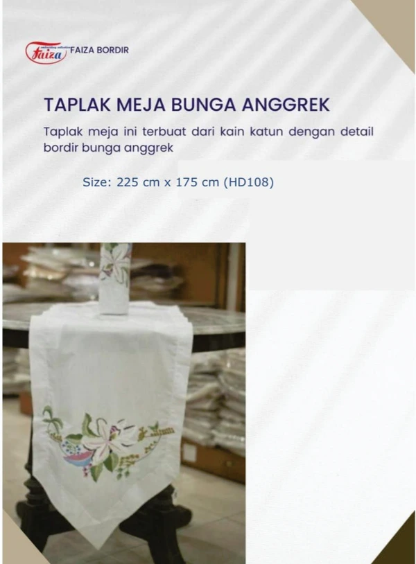 TAPLAK MEJA ANGGREK 2 m