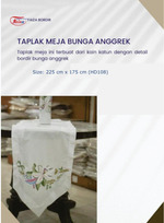 TAPLAK MEJA ANGGREK 3 m