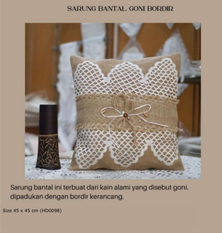 SARUNG BANTAL GONI BORDIR