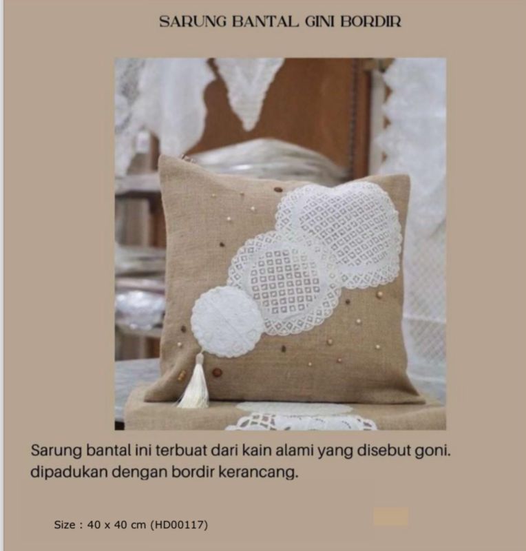 SARUNG BANTAL GONI BORDIR 2
