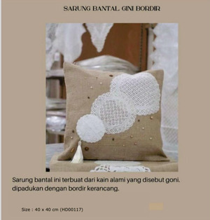 SARUNG BANTAL GONI BORDIR 2