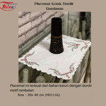 PLACEMAT KOTAK BORDIR RAMBATAN 30 X 39 CM