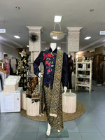 KEBAYA JANGGAN NAVY