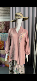 BLUSH PLISKET BORDIR