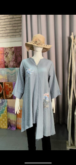 TUNIK PLISKET BORDIR