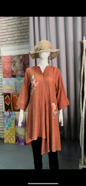 TUNIK PLISKET BORDIR 1
