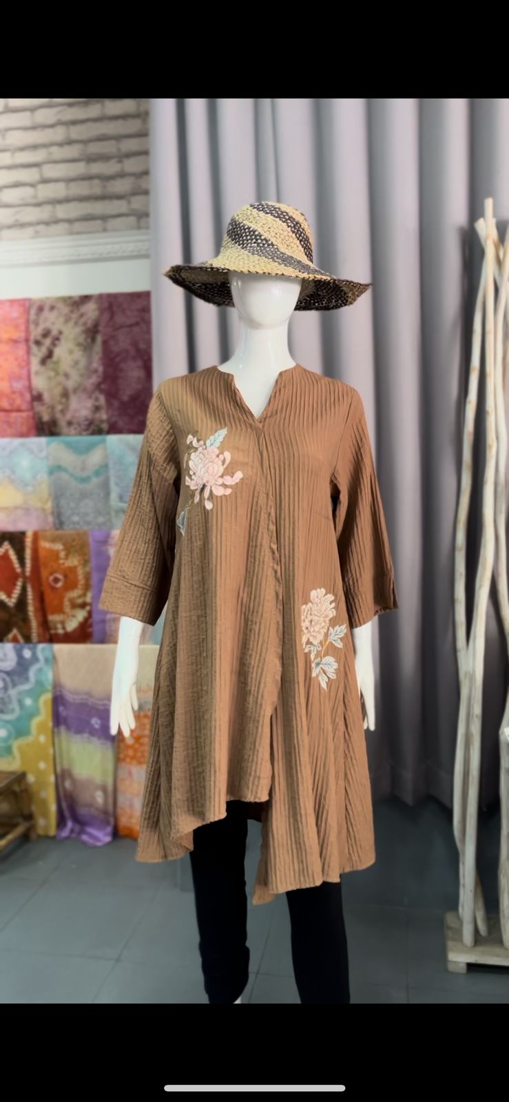 TUNIK PLISKET BORDIR 2