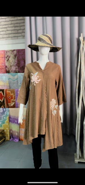 TUNIK PLISKET BORDIR 2
