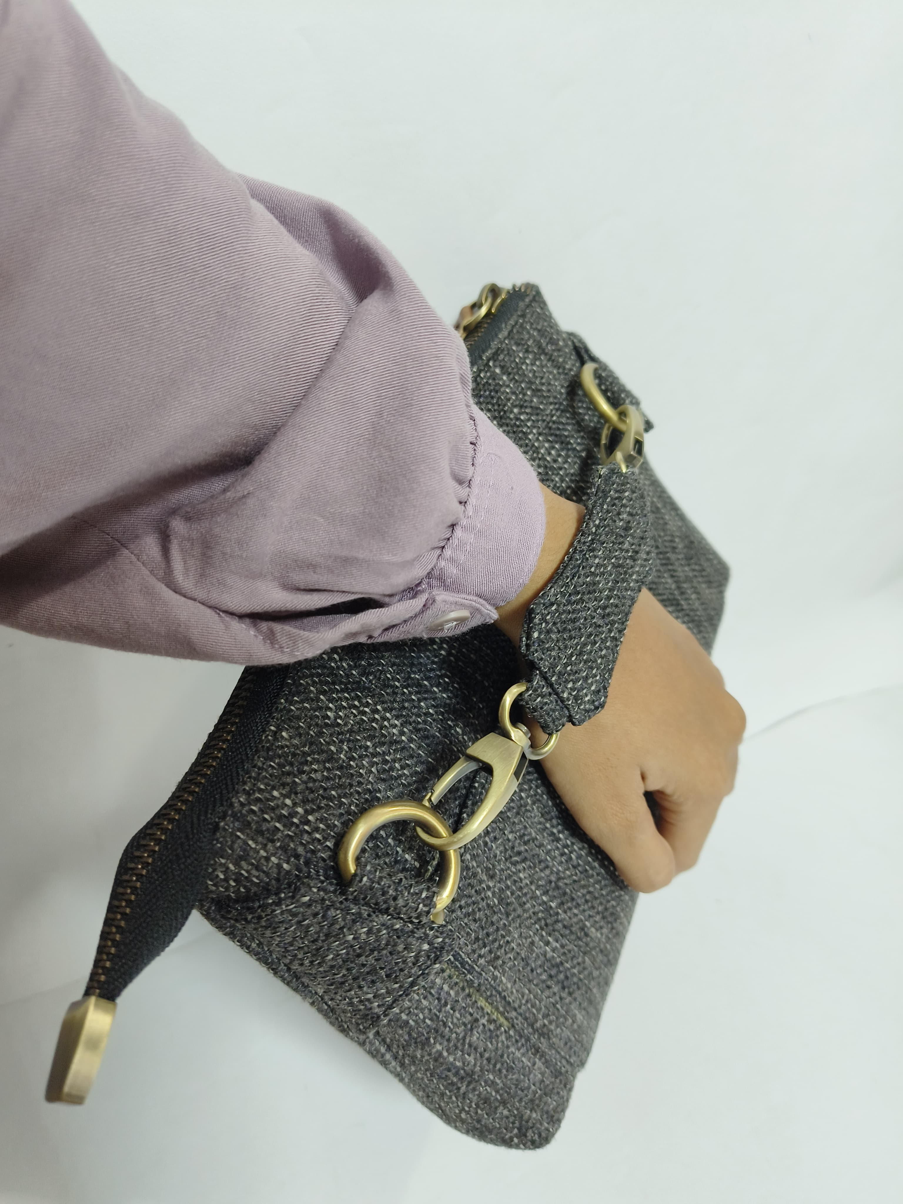 UwaisGen Boho Binesh Bag Kulit Endek Etnik Bali Handmade