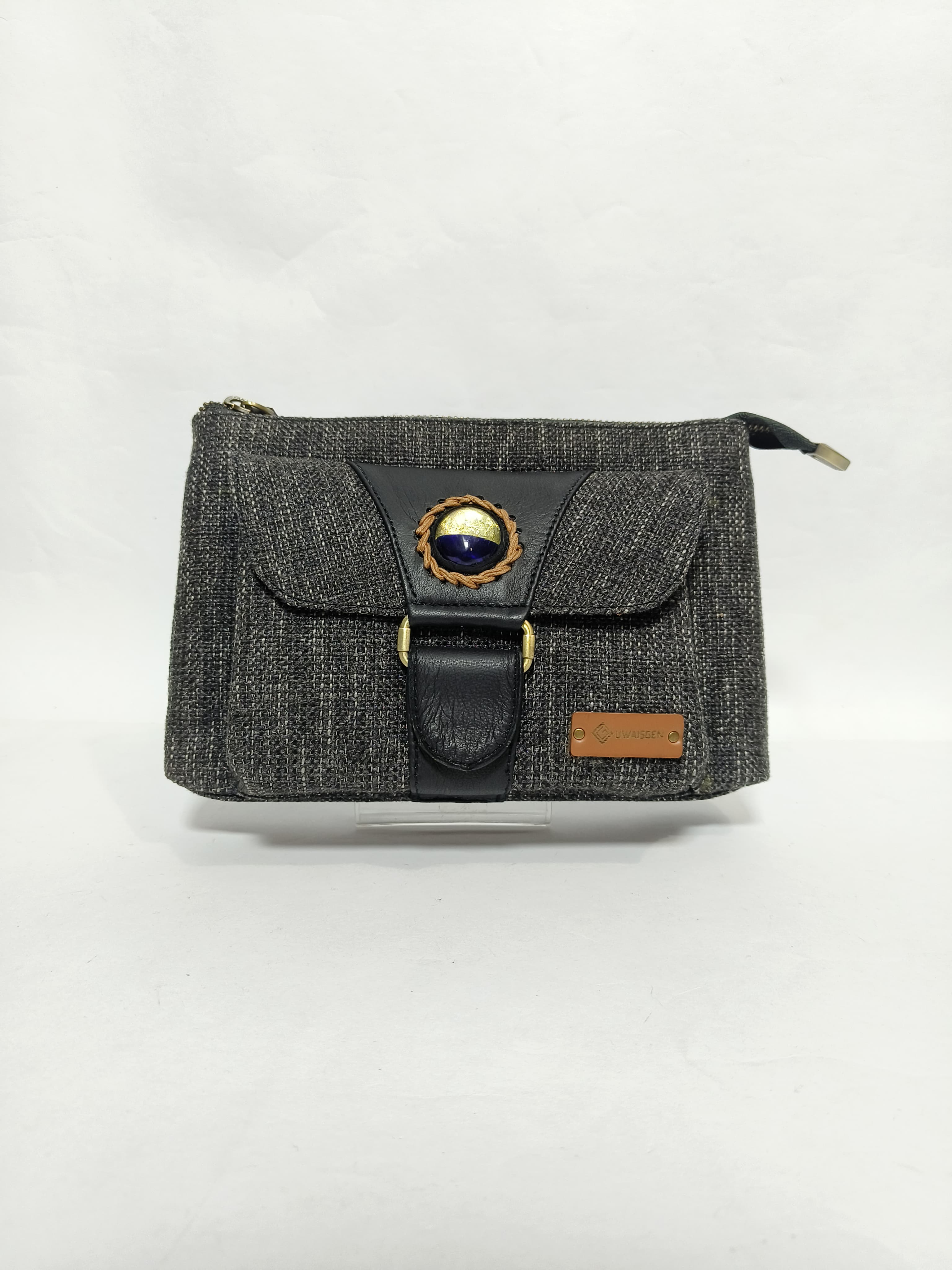 UwaisGen Boho Binesh Bag Kulit Endek Etnik Bali Handmade