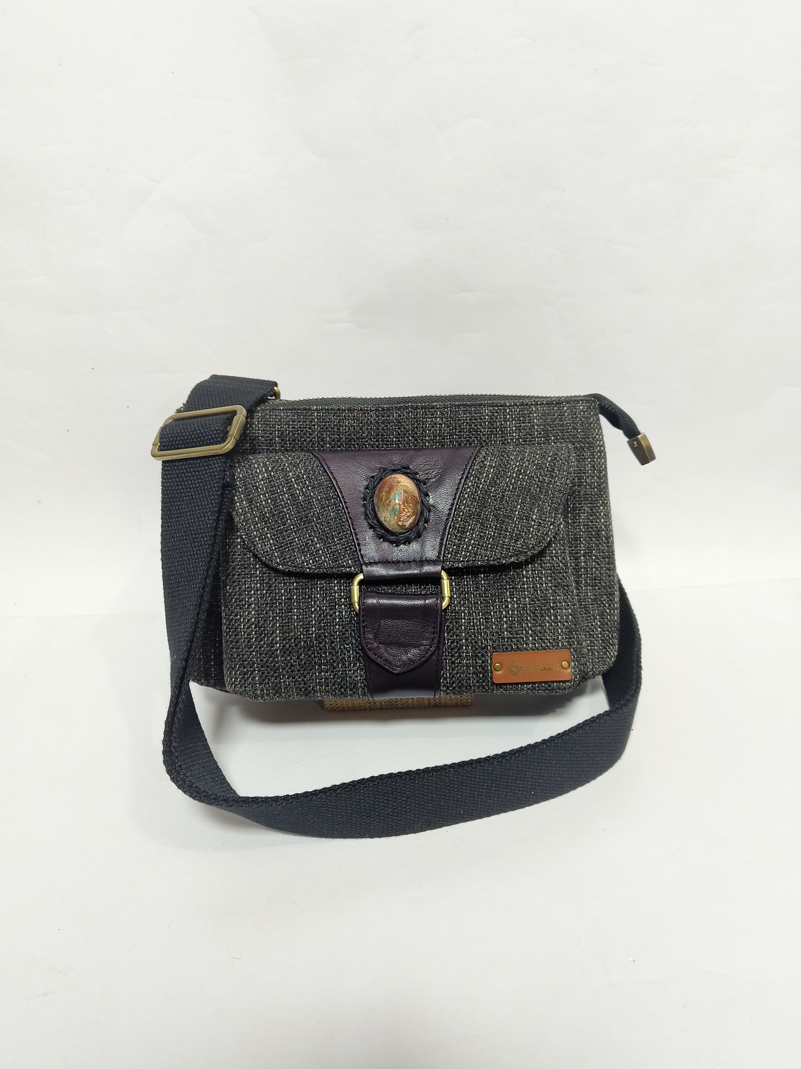 UwaisGen Boho Binesh Bag Kulit Endek Etnik Bali Handmade