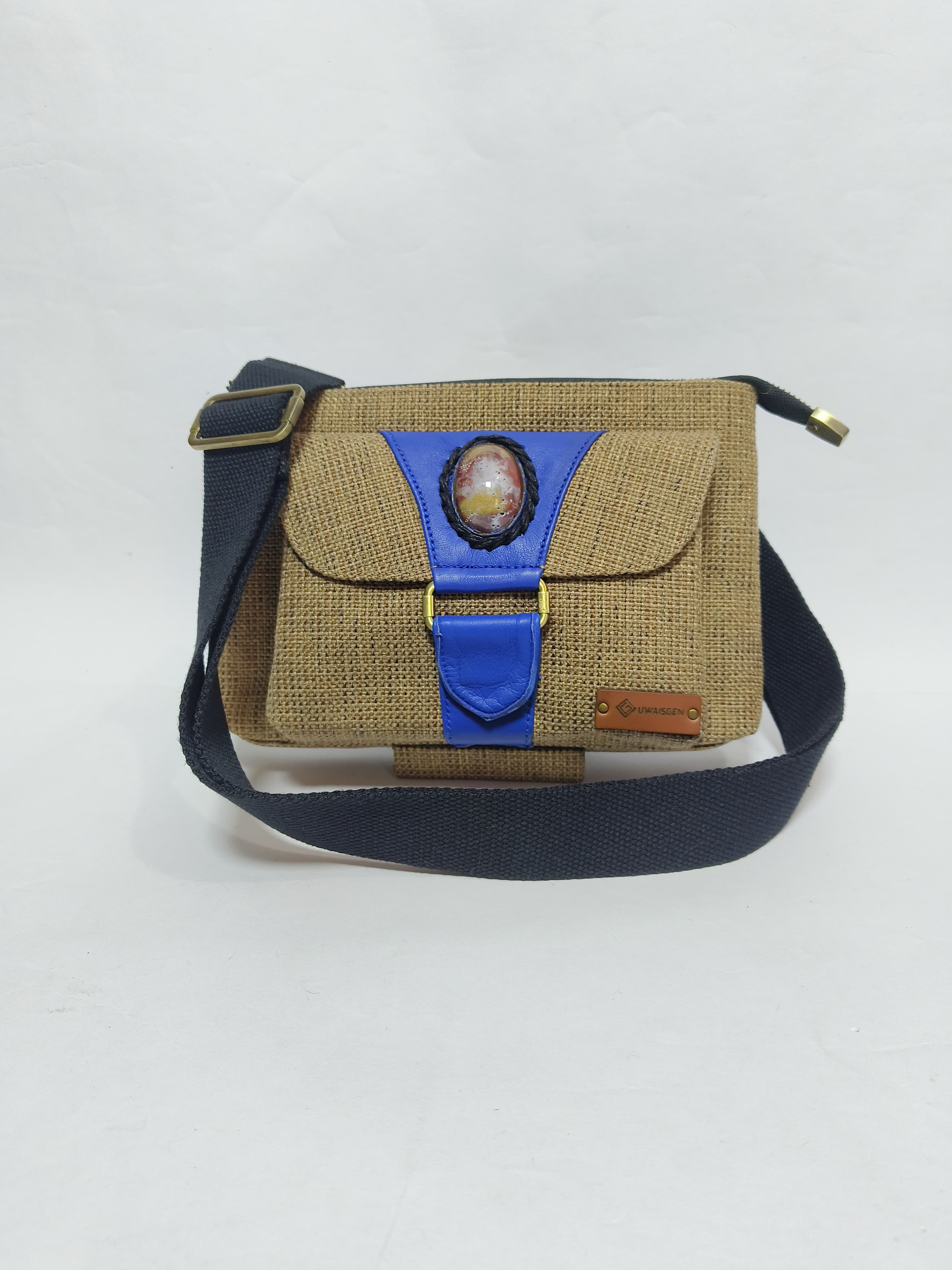 UwaisGen Boho Binesh Bag Kulit Endek Etnik Bali Handmade