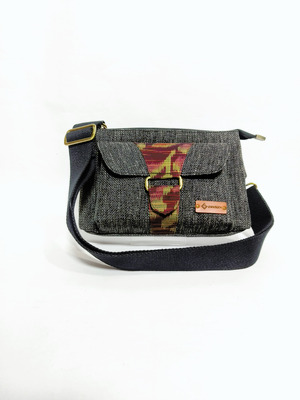 UWAISGEN Tas Selempang Tas Endek Etnik Bali Handmade Enzi Slingbag