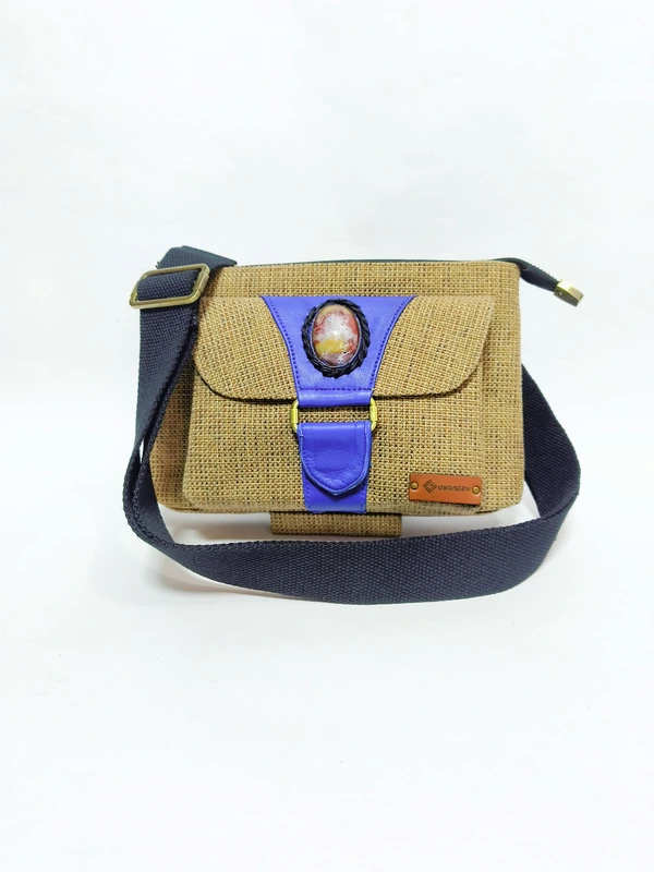 UWAISGEN Tas Selempang Tas Endek Etnik Bali Handmade Enzi Slingbag