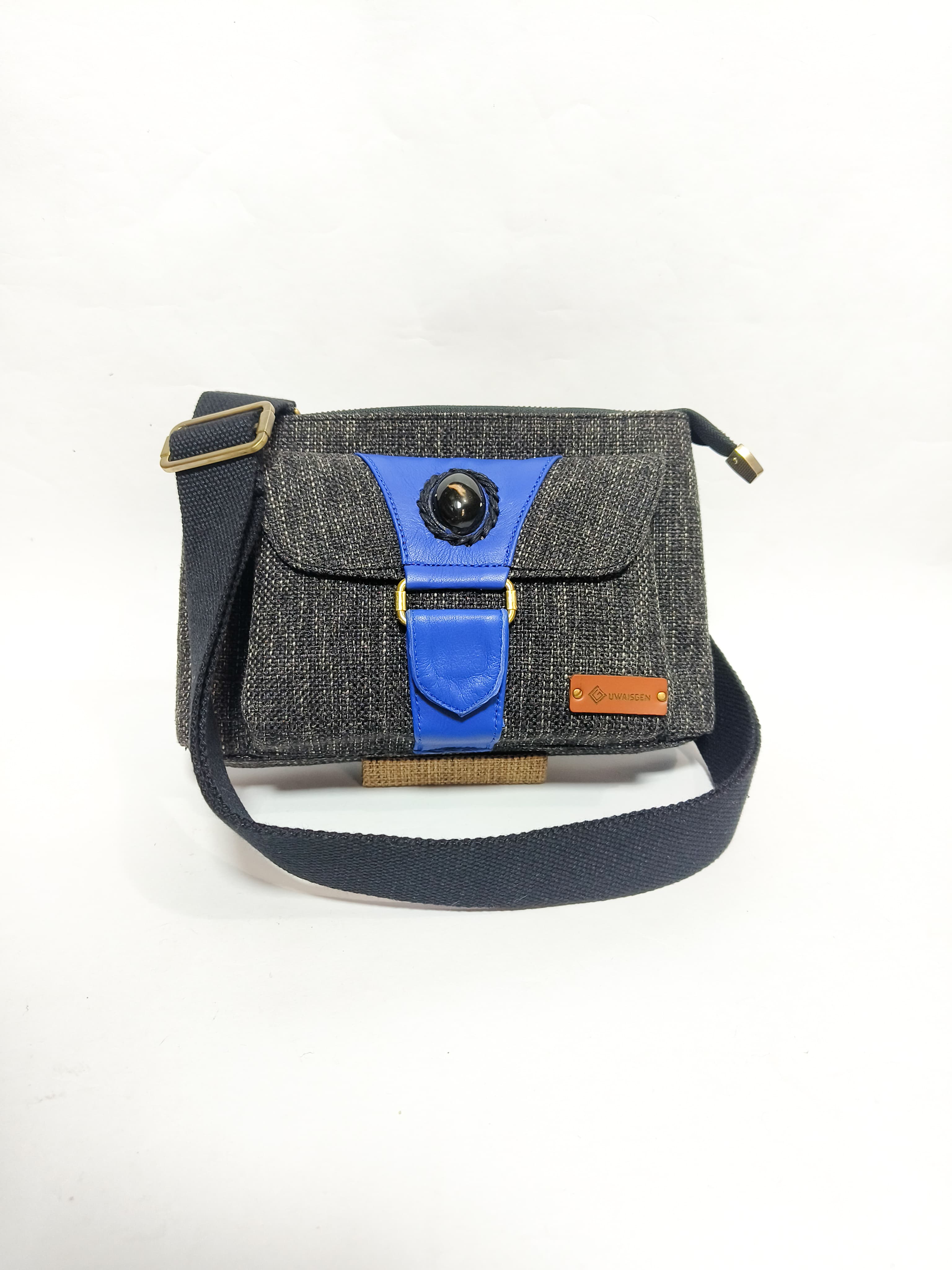 UWAISGEN Tas Selempang Tas Endek Etnik Bali Handmade Enzi Slingbag