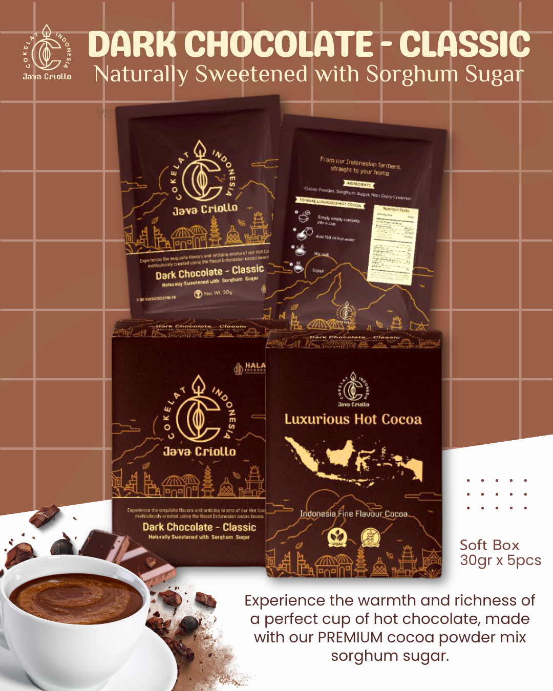 Dark Chocolate Powder Mix - Classic