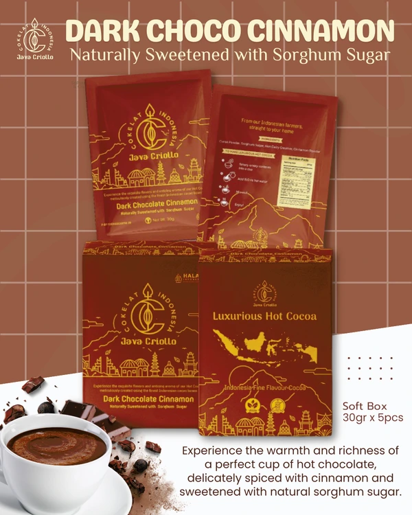 Dark Chocolate Powder Mix Cinnamon & Sorghum Sugar