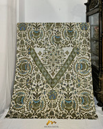 Kain Batik Tulis Perada Motif Buketan Guci