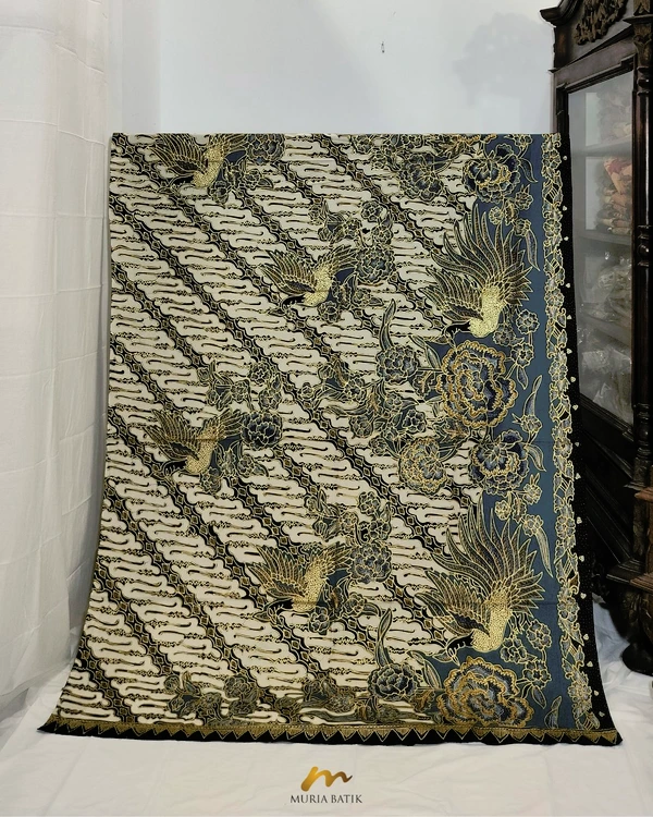 Kain Batik Tulis Perada Motif Parang Kembang Bebek