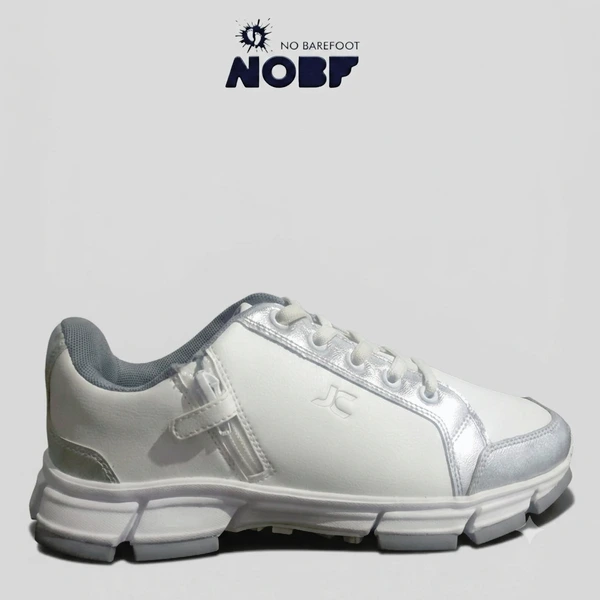 Sepatu Golf Hybrid JC Journey of Challenge - Spikeless Casual Sneakers - Zipper dan Lace - 100% Sepatu Kulit