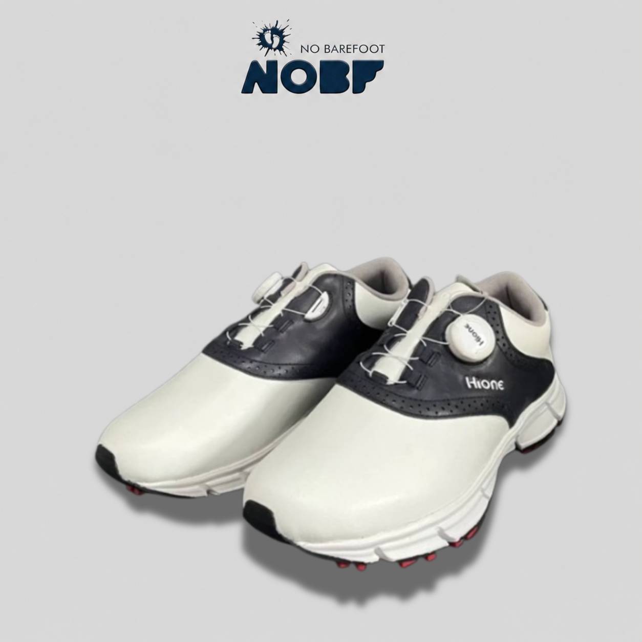 NOBF - HIONE DIAL M242D GOLF SHOES - NAVY/WHITE