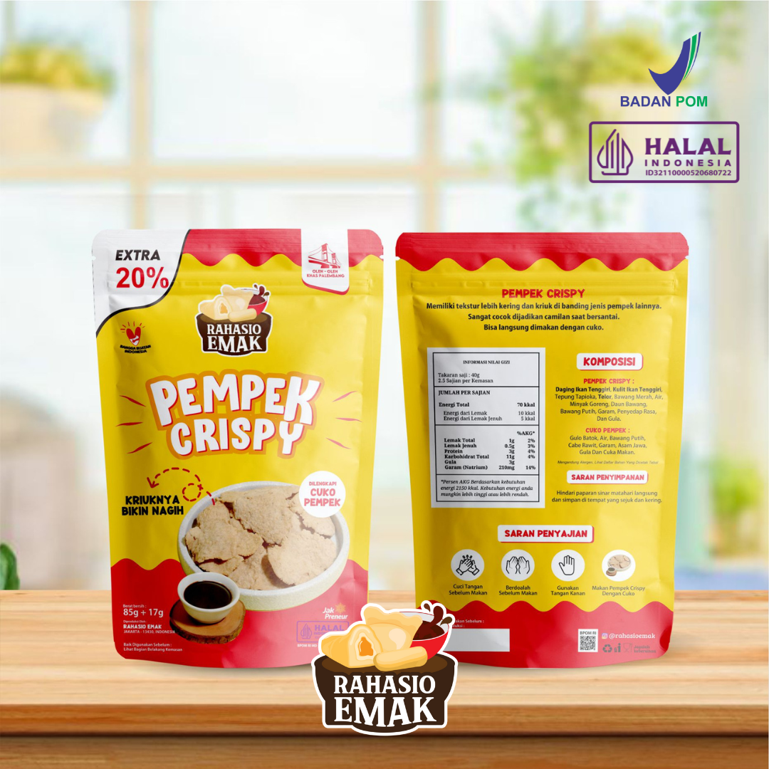 Pempek Crispy Rahasio Emak (Ready To Eat)