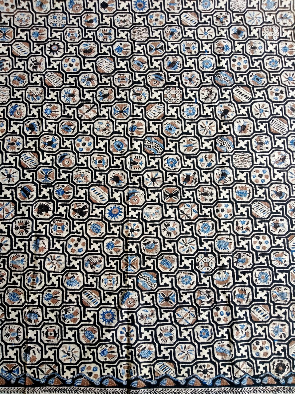 Batik Tulis Complongan Pewarna Alami Motif Obar Abir