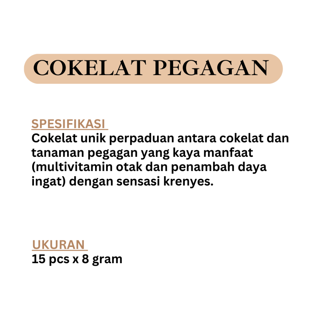 Cokelat Pegagan