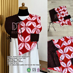 Heva Vest Rompi Wanita Batik Jumputan mix Tenun Lurik by Dea Modis Jumputan