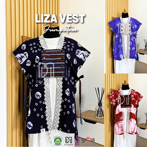 Liza Vest Atasan Wanita Batik Jumputan by Dea Modis Yogyakarta