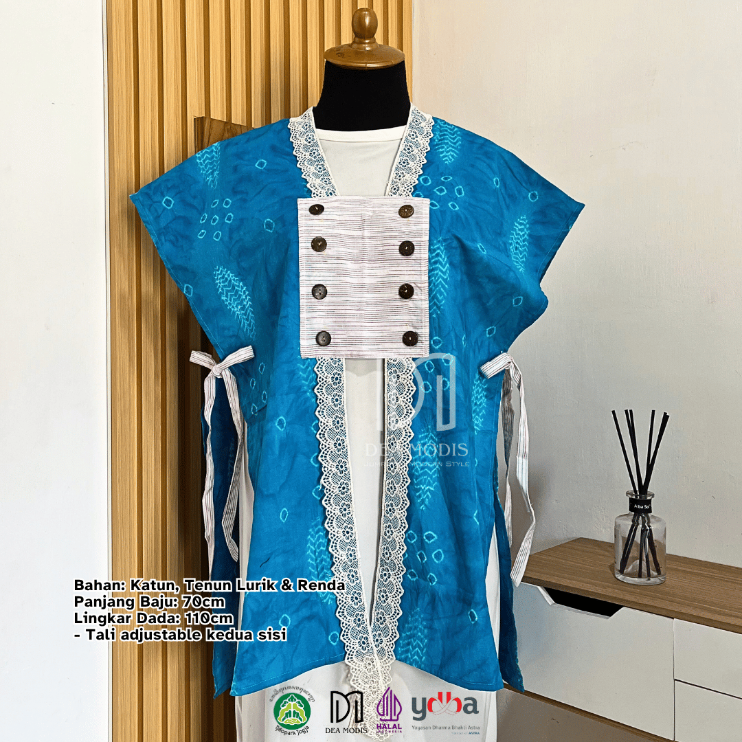 Liza Vest Atasan Wanita Batik Jumputan by Dea Modis Yogyakarta