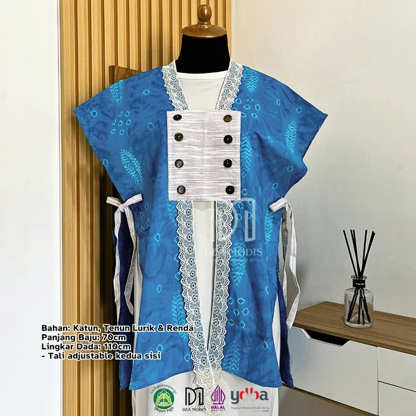 Liza Vest Atasan Wanita Batik Jumputan by Dea Modis Yogyakarta