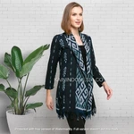 KI Outer Cardigan Kardigan Blazer Tenun Jepara Kemala Safiyya Merah