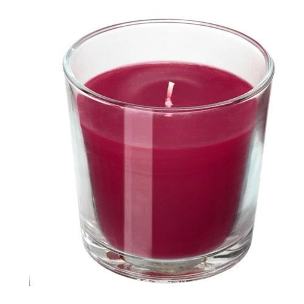 LILIN GELAS SLOKI 60 GR NON AROMA DAYA BAKAR 6 JAM DEKORASI PENERANGAN