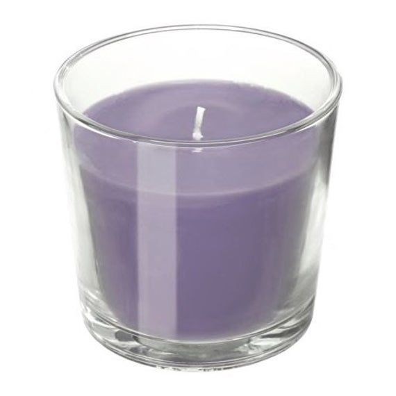 LILIN GELAS SLOKI 60 GR NON AROMA DAYA BAKAR 6 JAM DEKORASI PENERANGAN