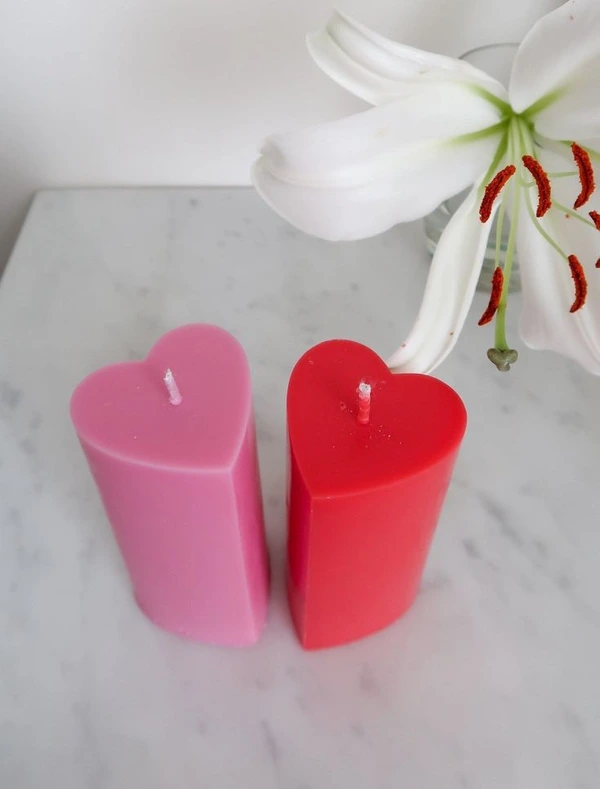 LILIN PILAR LOVE AESTHETIC NON AROMA DEKORASI & PENERANGAN