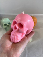 LILIN SKULL BENTUK TENGKORAK CANDLE DEKORASI UNIK NON AROMA