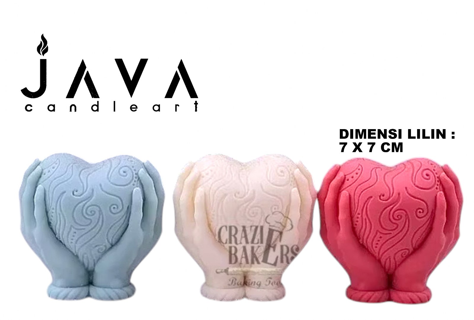 LILIN LOVE HAND SERIES SAY WITH CANDLES