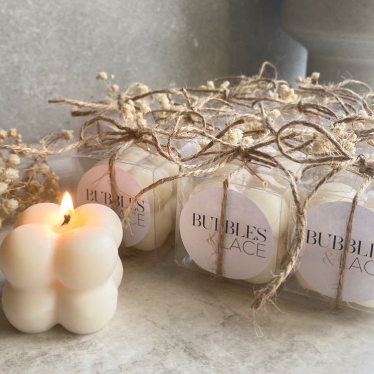 LILIN MINI BUBBLE KOREAN AESTHETIC SOUVENIR DEKORASI MERCHANDISE NON AROMA