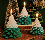 LILIN NATAL AESTHETIC DEKORASI SOUVENIR POHON CEMARA NON AROMA