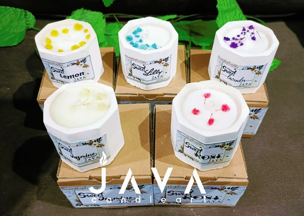 Lilin Aromaterapi Souvenir Pengharum Ruangan Aesthetic Pot 30Gr
