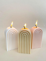 PILAR RAINBOW ARCH CANDEL AESTHETIC DEKORASI NON AROMA