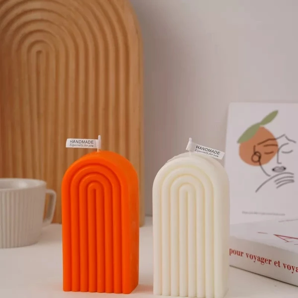 PILAR RAINBOW ARCH CANDEL AESTHETIC DEKORASI NON AROMA