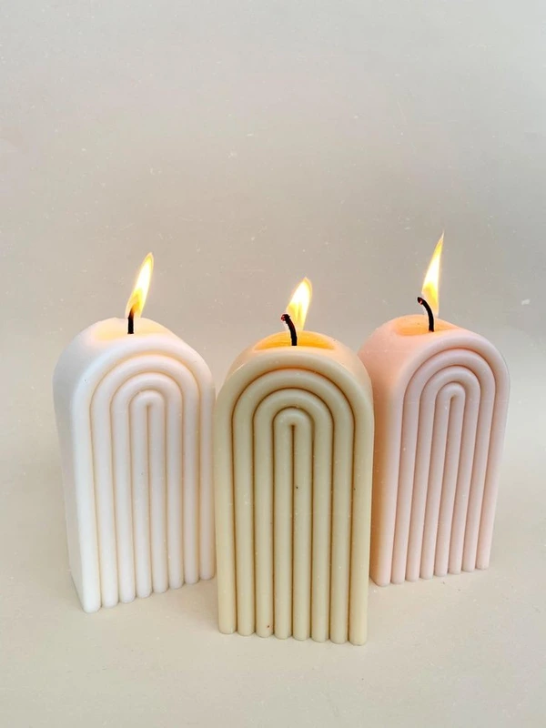 PILAR RAINBOW ARCH CANDEL AESTHETIC DEKORASI NON AROMA