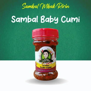 Sambal Baby Cumi – Level Pedas Nagih, Halal, Tahan 3 Bulan | Sambal Mbak Ririn