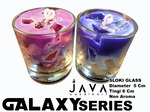LILIN GELAS SLOKI GALAXY SERIES JELLY NON AROMA PENERANGAN DEKORASI SOUVENIR DAYA BAKAR 12 JAM
